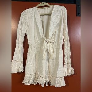 Cream tularose romper